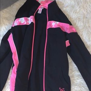 Black and pink tight jacket